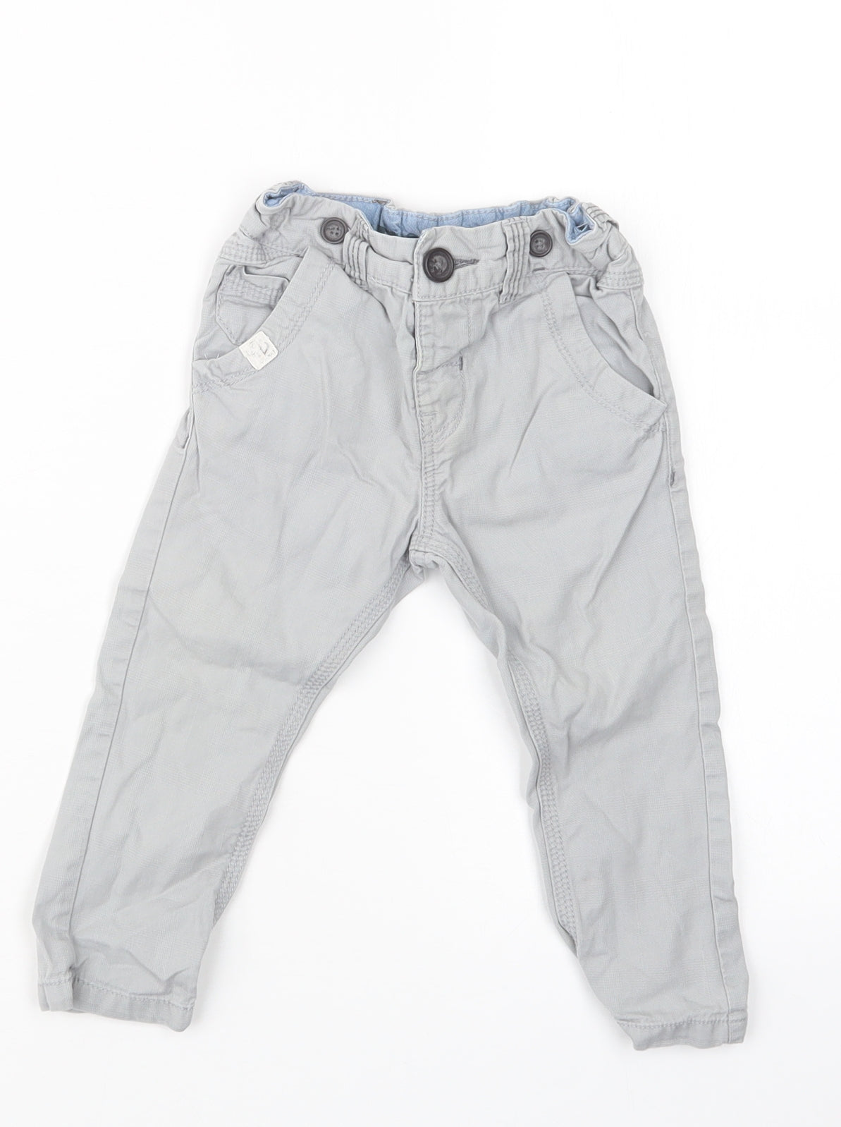 NEXT Boys Grey   Capri Trousers Size 9-12 Months