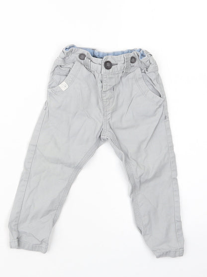 NEXT Boys Grey   Capri Trousers Size 9-12 Months
