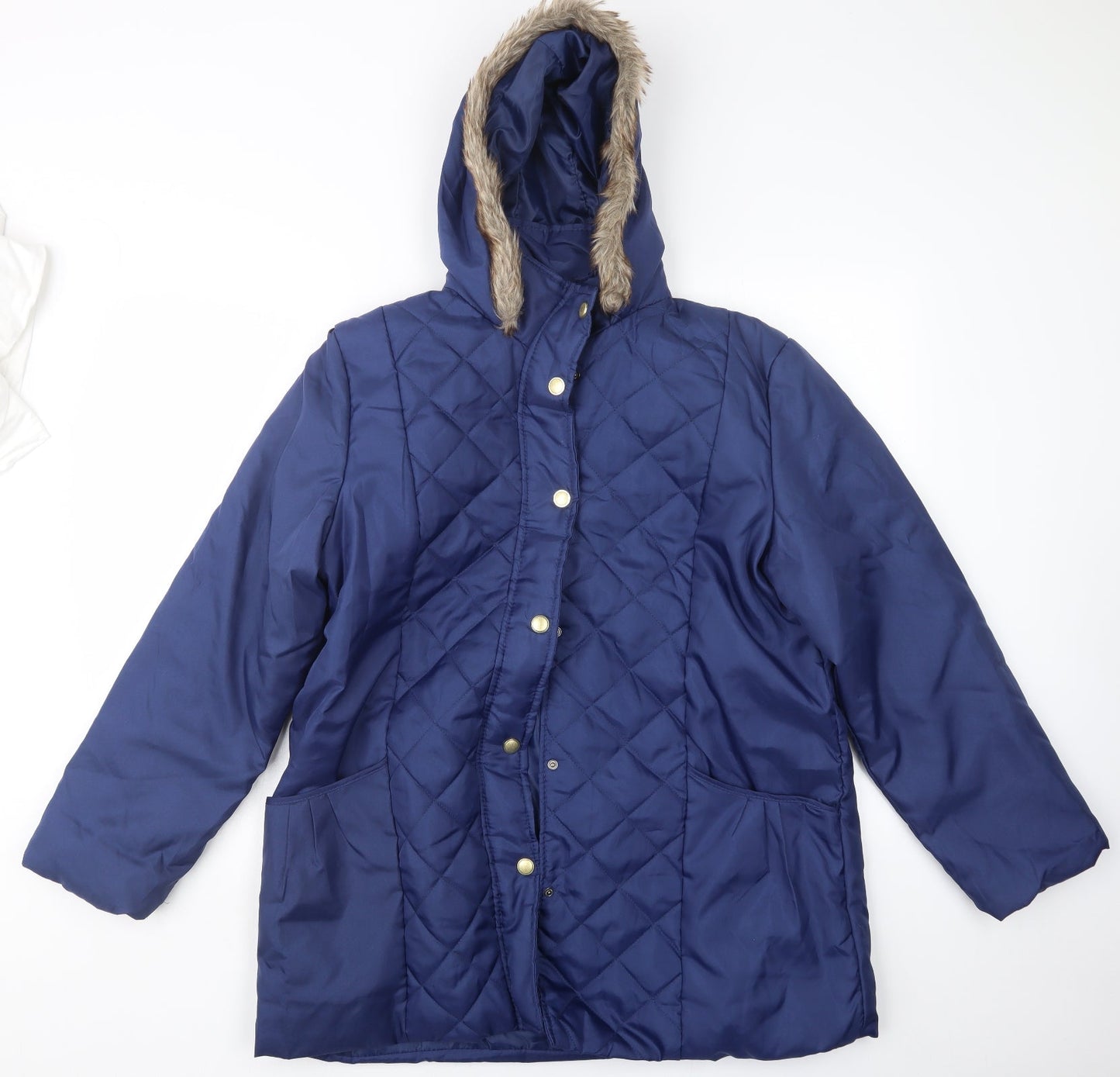 Anna de Lancay Womens Blue   Jacket Coat Size M