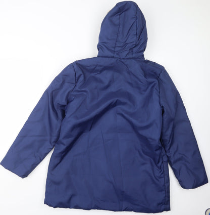 Anna de Lancay Womens Blue   Jacket Coat Size M