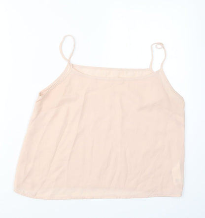 Womens UK Size 12 New Look Pink Camisole T-Shirt