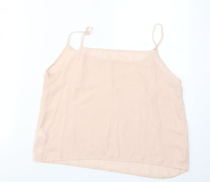 Womens UK Size 12 New Look Pink Camisole T-Shirt