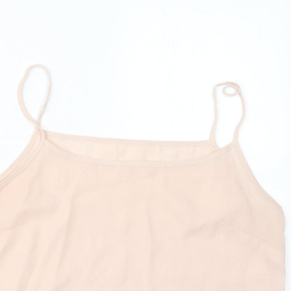 Womens UK Size 12 New Look Pink Camisole T-Shirt