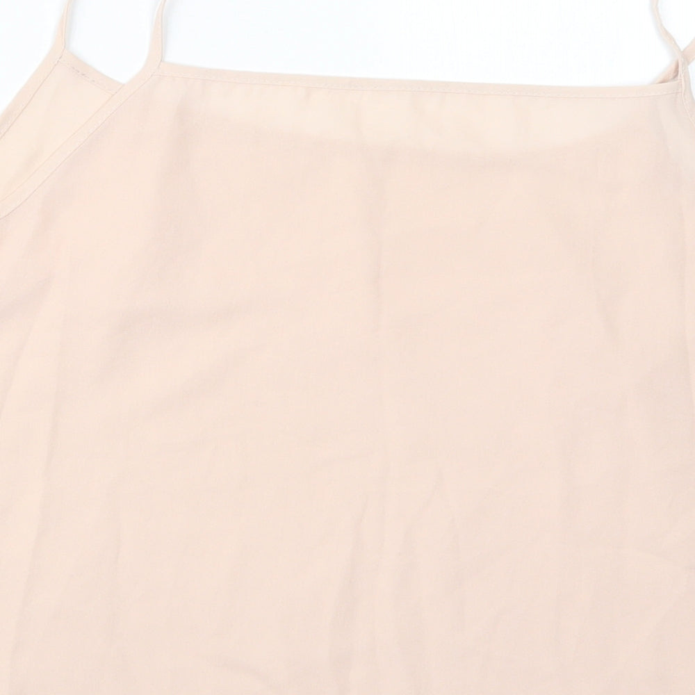 Womens UK Size 12 New Look Pink Camisole T-Shirt