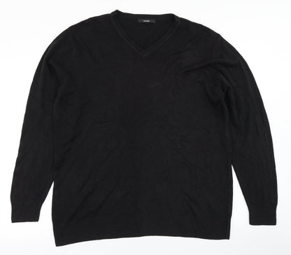 George Mens Black  Knit Pullover Jumper Size XL