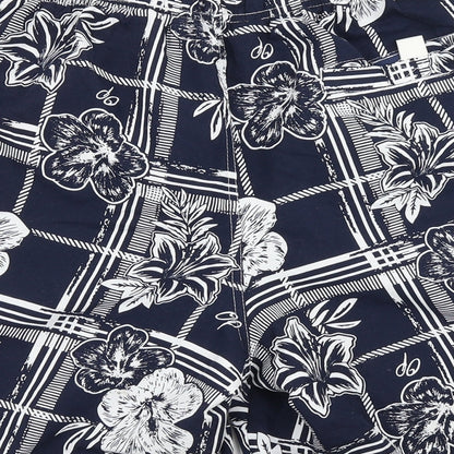 Ocean Pacific Mens Blue Floral  Athletic Shorts Size M