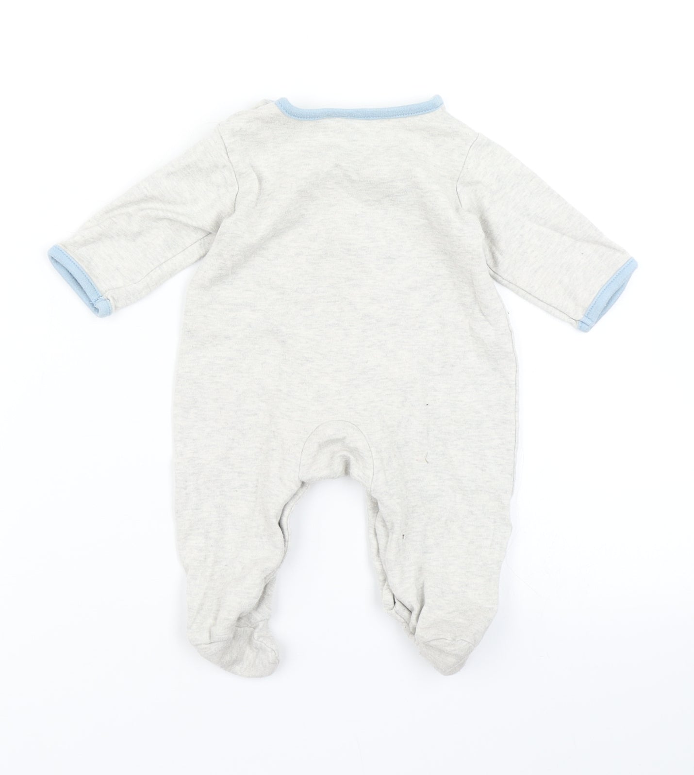 New Look Boys Grey   Babygrow One-Piece Size 0-3 Months