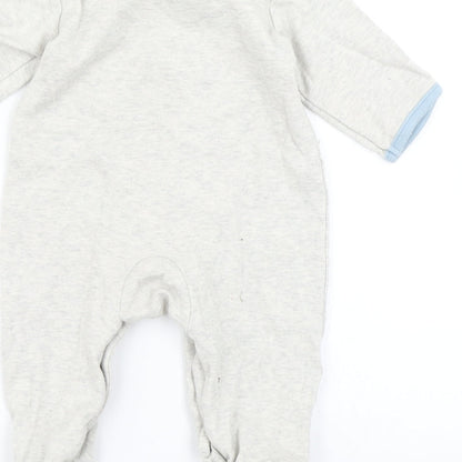 New Look Boys Grey   Babygrow One-Piece Size 0-3 Months