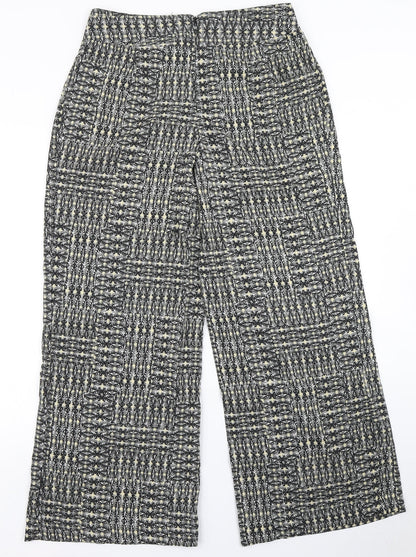 E-vie Womens Grey Argyle/Diamond  Dress Pants Trousers Size 10 L28 in