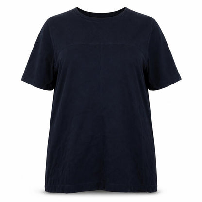 Front view of Ann Harvey women’s blue a-line, size UK 18