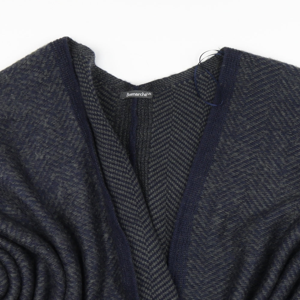 Womens UK Size L Bonmarché Blue Cardigan Jumper
