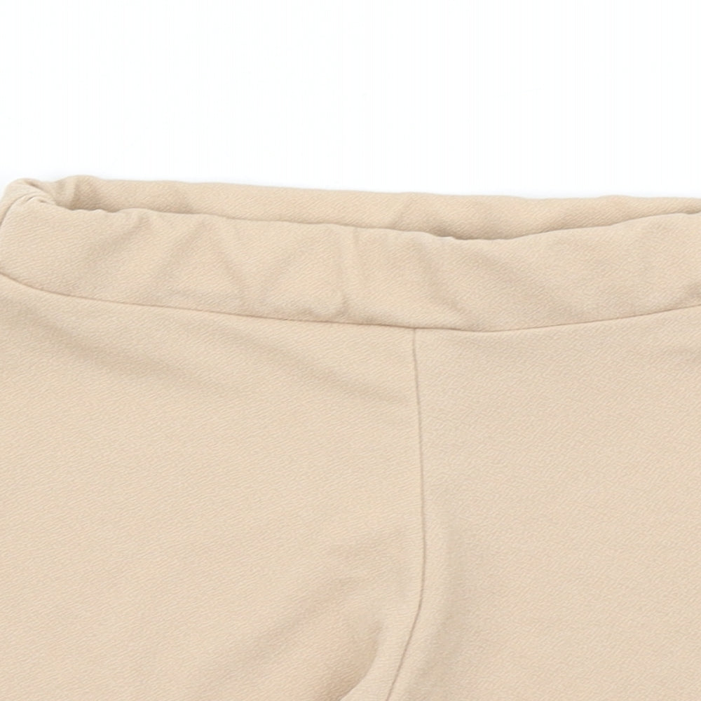 PRETTYLITTLETHING Girls Beige   Hot Pants Shorts Size 4 Years