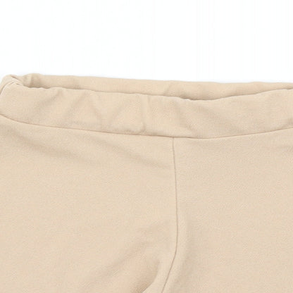 PRETTYLITTLETHING Girls Beige   Hot Pants Shorts Size 4 Years