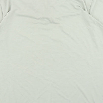 Womens UK Size M Lucky Green Basic T-Shirt