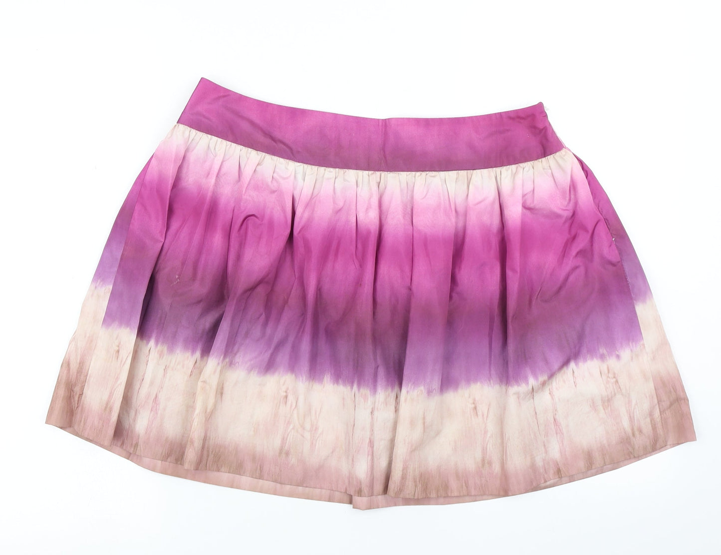 Adam Womens Pink   Flare Skirt Size 8  - Tie Dye