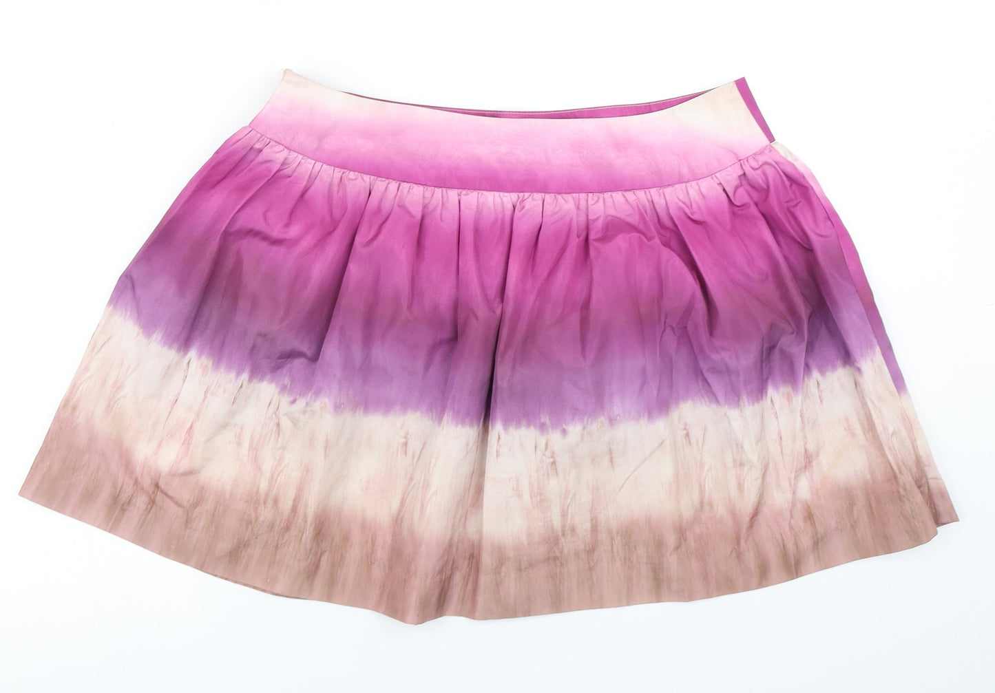 Adam Womens Pink   Flare Skirt Size 8  - Tie Dye