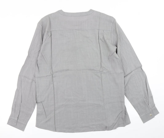 Reverb Mens Grey    Button-Up Size S