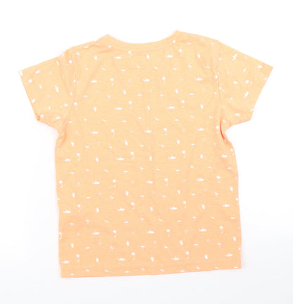 Primark Boys Orange   Basic T-Shirt Size 7-8 Years