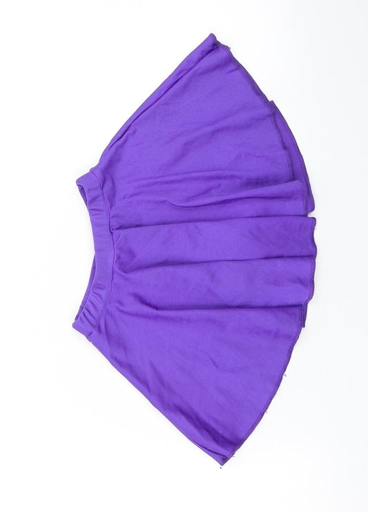 1st Position Girls Purple   Flare Skirt Size 2 Years