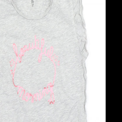 La Redoute Girls Grey   Basic T-Shirt Size 12 Years