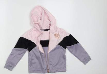Body Glove Girls Multicoloured   Full Zip Hoodie Size 6 Years