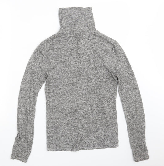 Womens UK Size S FOREVER 21 Grey Pullover Sweatshirt