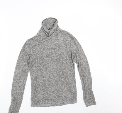 Womens UK Size S FOREVER 21 Grey Pullover Sweatshirt