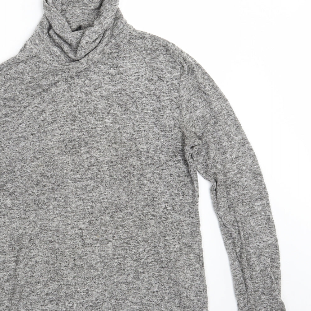 Womens UK Size S FOREVER 21 Grey Pullover Sweatshirt
