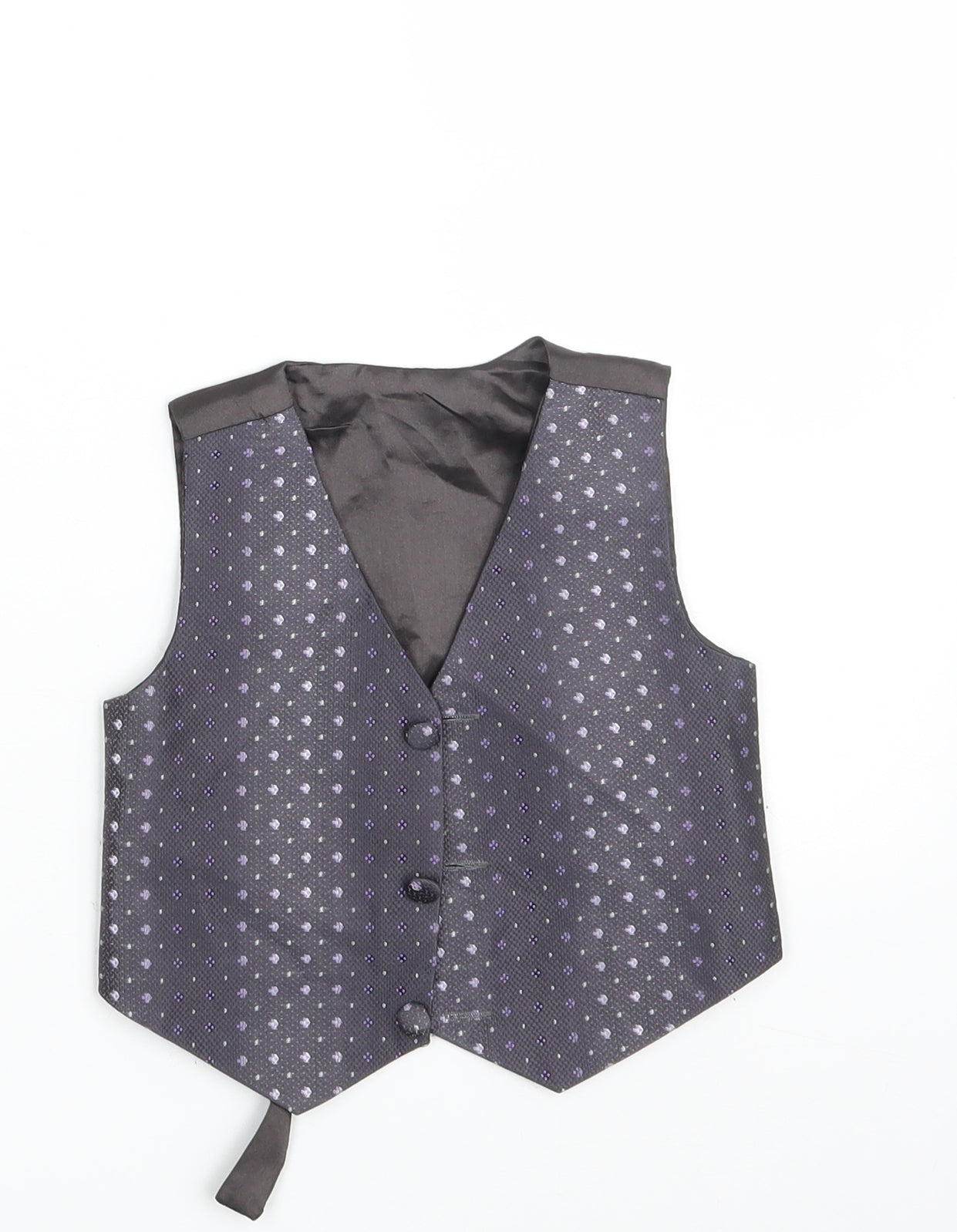 JAMES MORGAN Boys Black Floral  Jacket Waistcoat Size 12 Months