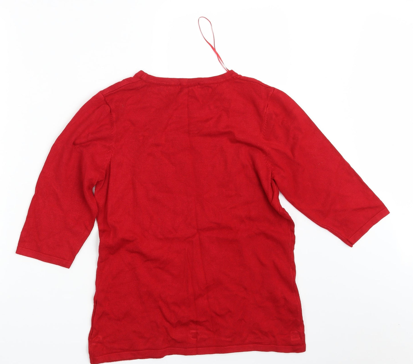 Anna Rose Womens Red   Pullover Sweatshirt Size M