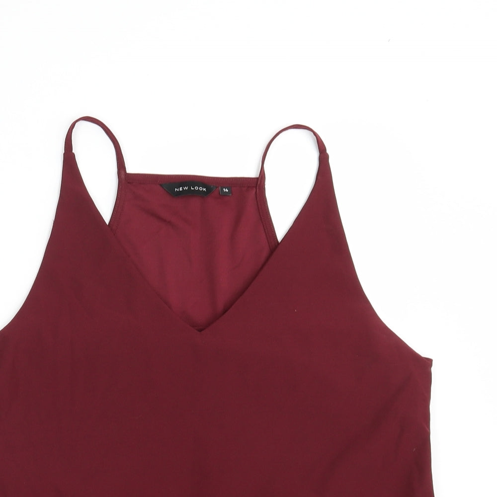 New Look Womens Purple   Basic Blouse Size 14