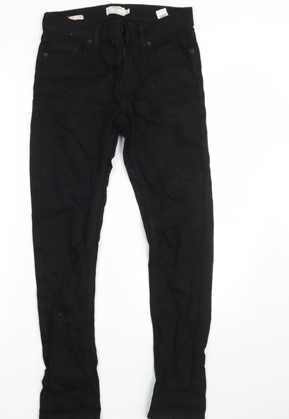 Mens UK Size 28 in Topman Slim Fit Skinny Black Jeans