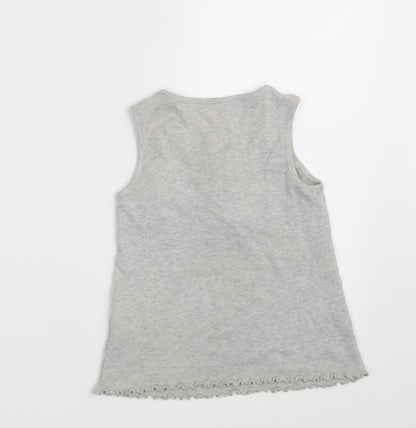 George Girls Grey   Vest Sweatshirt Size 7-8 Years