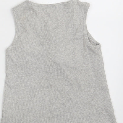 George Girls Grey   Vest Sweatshirt Size 7-8 Years