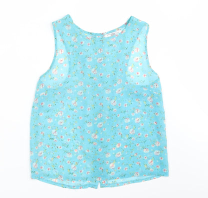 Womens UK Size 10 New Look Green Basic Button-Up