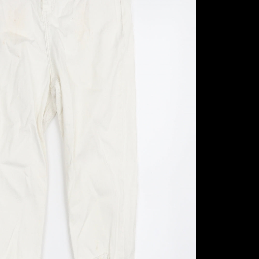 Topshop Womens Ivory  Denim Skinny Jeans Size 32 in L32 in