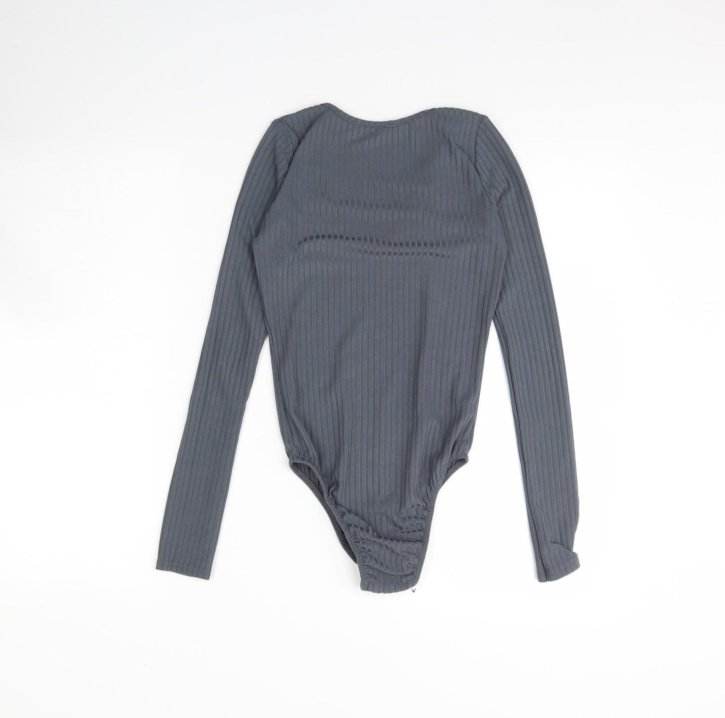 Missguided Womens Blue   Bodysuit One-Piece Size 4