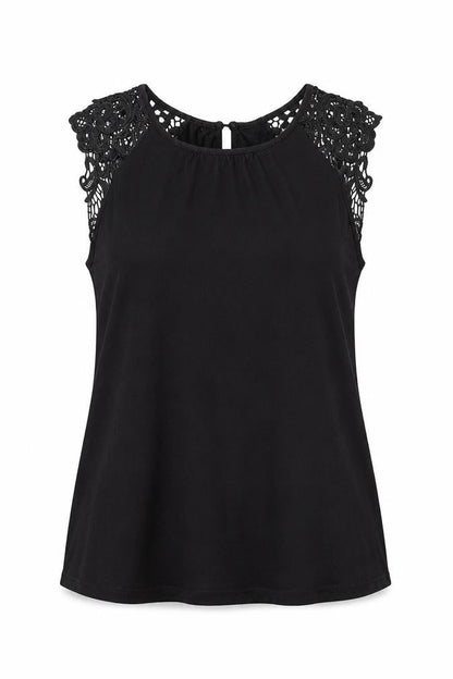 Womens UK Size S H&M Black Basic Tank