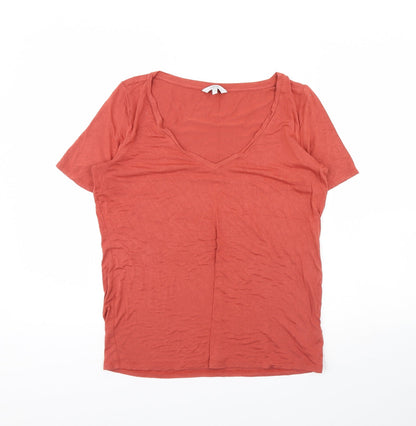 Womens UK Size 10 NEXT Red Basic Blouse