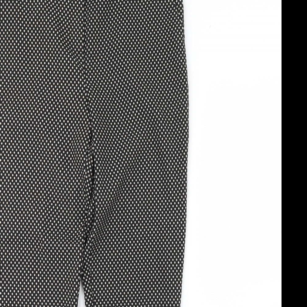 Womens UK Size 14 Dorothy Perkins Regular Fit  Black Trousers