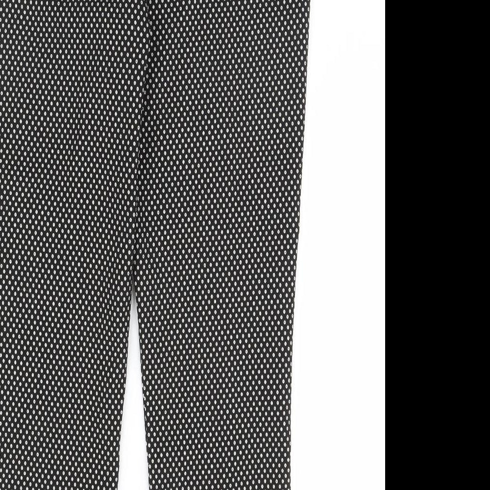 Womens UK Size 14 Dorothy Perkins Regular Fit  Black Trousers