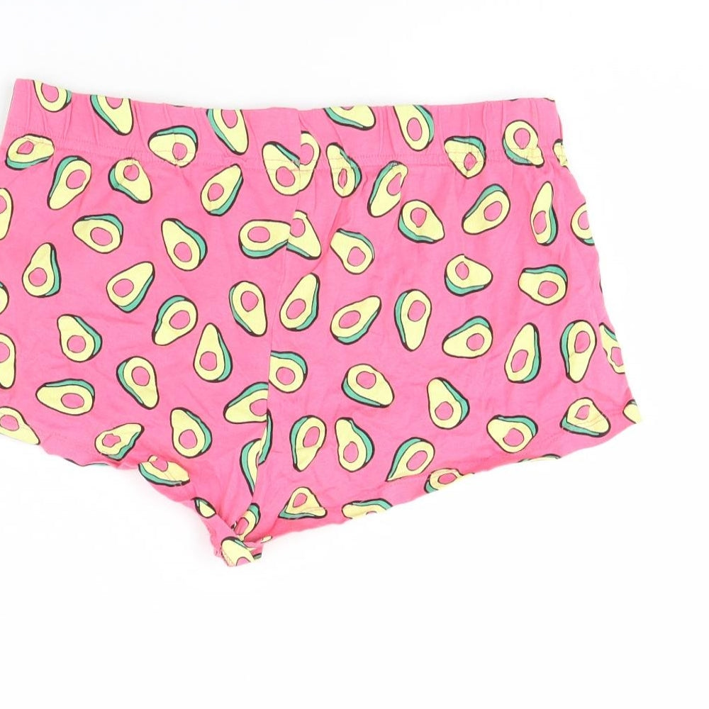 Anne Summers Womens Pink Solid  Cami Pyjama Pants Size 8