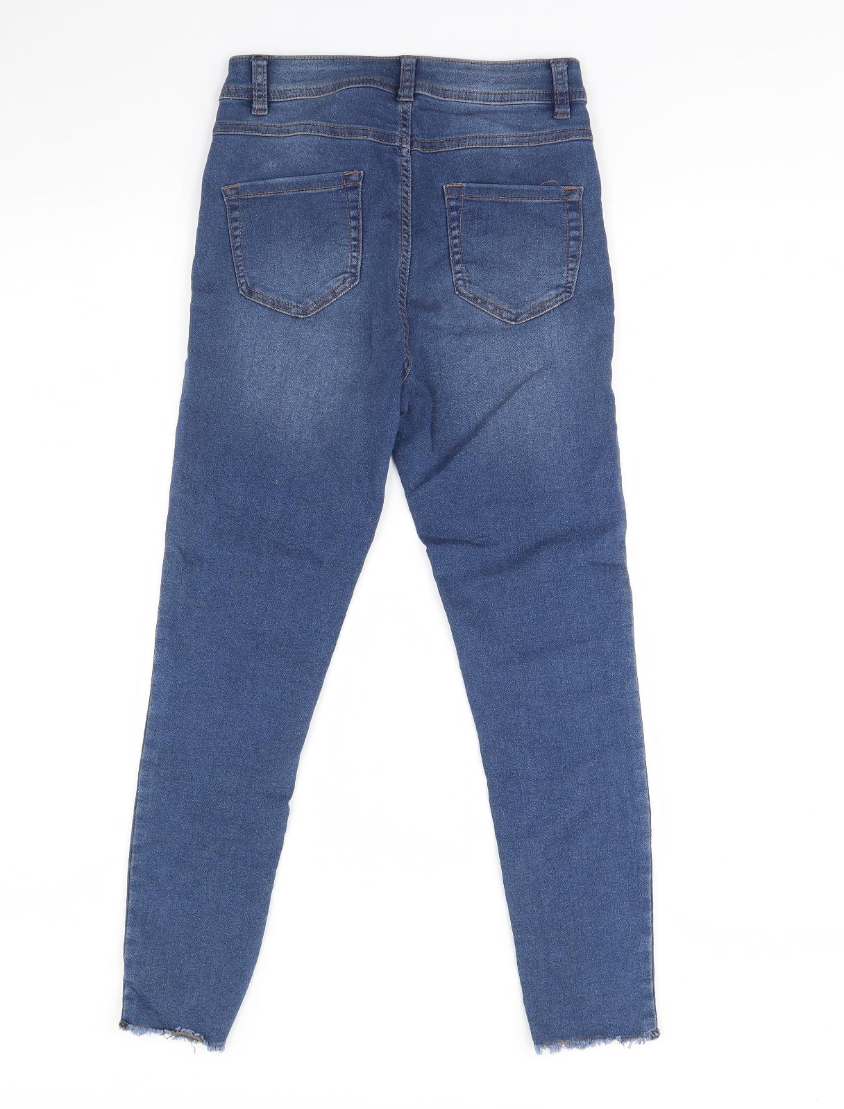 Blue Zoo Girls Blue  Denim Skinny Jeans Size 12 Years