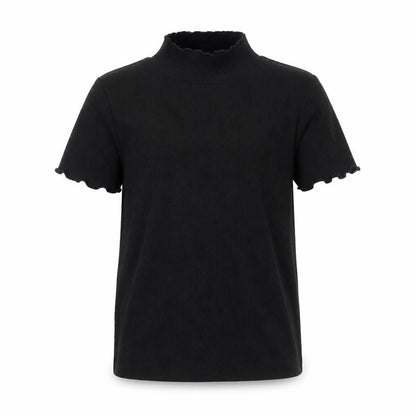 Front view of Primark girls’ black basic blouse, size 12, years