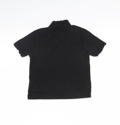 Primark Girls Black   Basic Blouse Size 12 Years