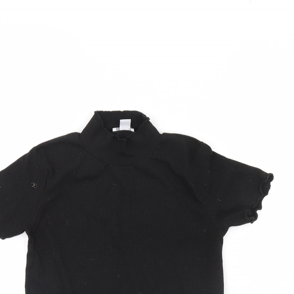Primark Girls Black   Basic Blouse Size 12 Years