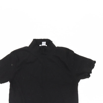 Primark Girls Black   Basic Blouse Size 12 Years