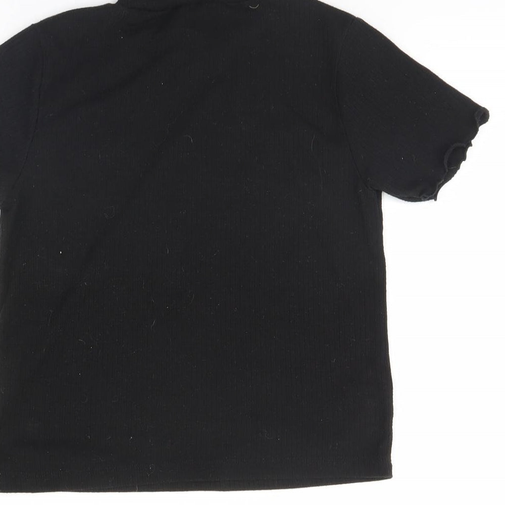 Primark Girls Black   Basic Blouse Size 12 Years