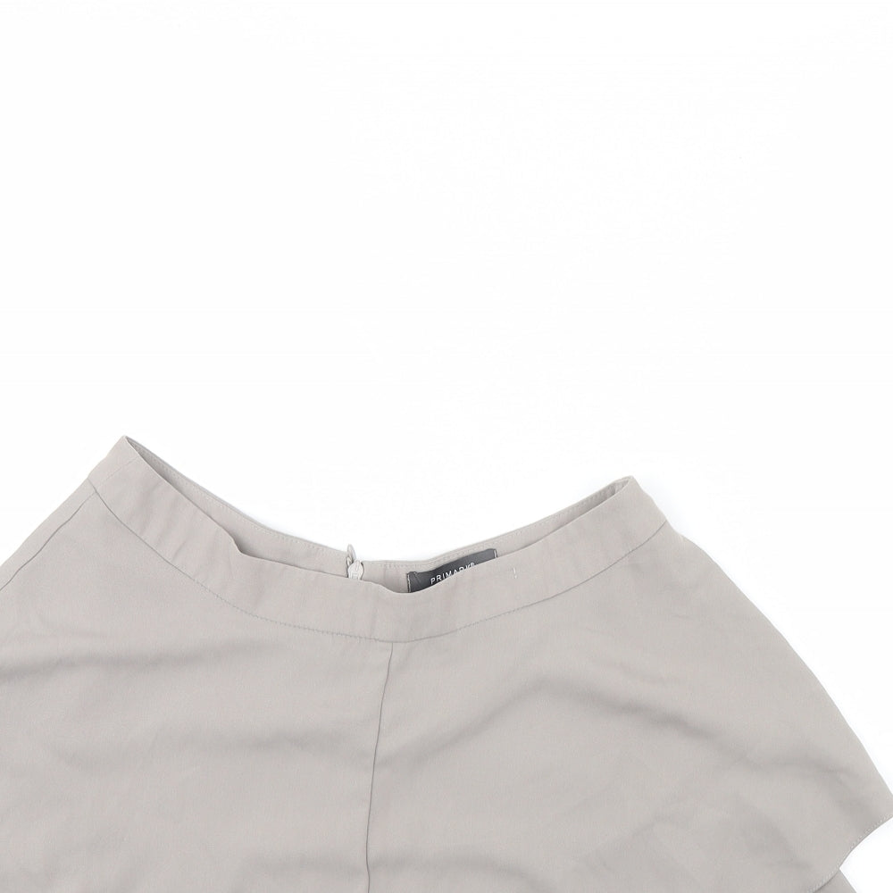 Primark Womens Beige   Sailor Shorts Size 10