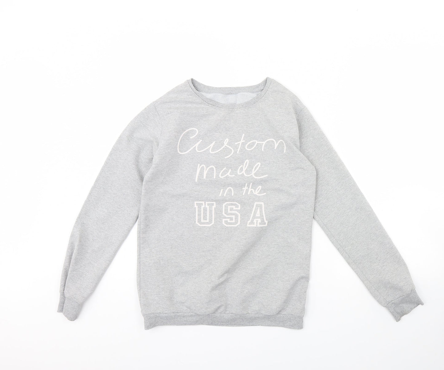 Womens UK Size S Preworn Grey Pullover Jumper